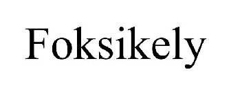 FOKSIKELY