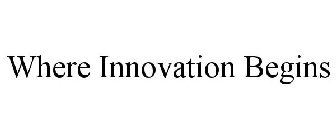 WHERE INNOVATION BEGINS