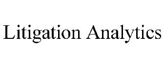 LITIGATION ANALYTICS