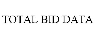 TOTAL BID DATA