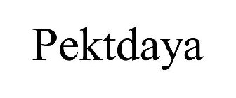 PEKTDAYA
