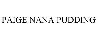 PAIGE NANA PUDDING