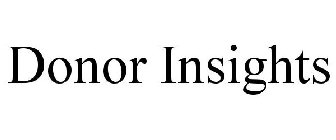 DONOR INSIGHTS