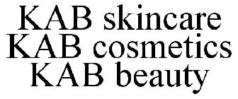 KAB SKINCARE KAB COSMETICS KAB BEAUTY