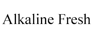 ALKALINE FRESH