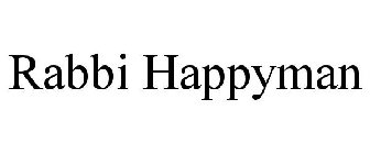RABBI HAPPYMAN