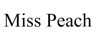MISS PEACH