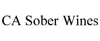 CA SOBER WINES