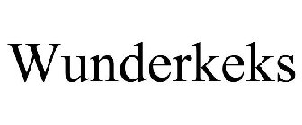 WUNDERKEKS