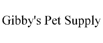 GIBBY'S PET SUPPLY