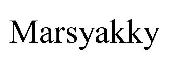 MARSYAKKY