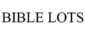 BIBLE LOTS