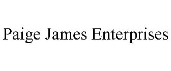PAIGE JAMES ENTERPRISES