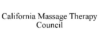 CALIFORNIA MASSAGE THERAPY COUNCIL