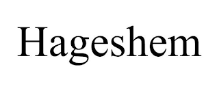 HAGESHEM