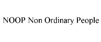 NOOP NON ORDINARY PEOPLE