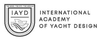 THE MIND · THE EYE · THE MEDIUM I A Y D INTERNATIONAL ACADEMY OF YACHT DESIGN