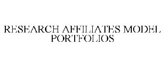 RESEARCH AFFILIATES MODEL PORTFOLIOS