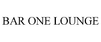 BAR ONE LOUNGE