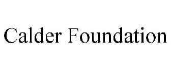 CALDER FOUNDATION