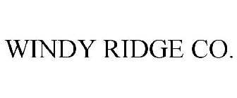 WINDY RIDGE CO.