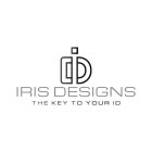 ID IRIS DESIGNS THE KEY TO YOUR ID