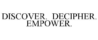 DISCOVER. DECIPHER. EMPOWER.