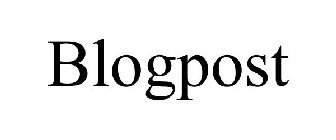 BLOGPOST