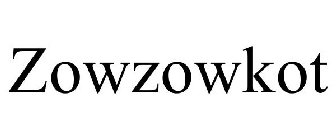 ZOWZOWKOT