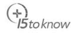 + 15 TO KNOW