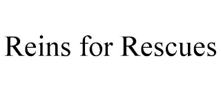 REINS FOR RESCUES