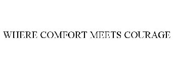 WHERE COMFORT MEETS COURAGE