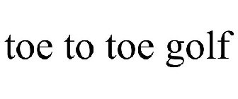 TOE TO TOE GOLF