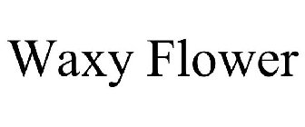 WAXY FLOWER