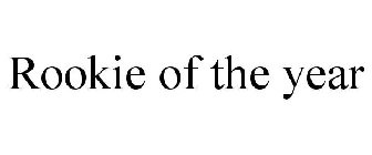 ROOKIE OF THE YEAR