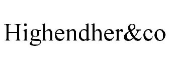 HIGHENDHER&CO