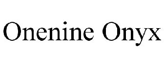 ONENINE ONYX