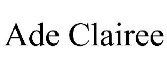 ADE CLAIREE