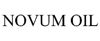 NOVUM OIL