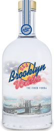 USA BROOKLYN VODKA THE FINER VODKA THE FINER VODKA MADE IN THE U.S.A. USA BROOKLYN VODKA