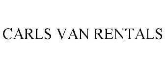 CARLS VAN RENTALS