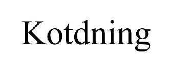 KOTDNING