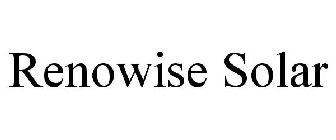 RENOWISE SOLAR
