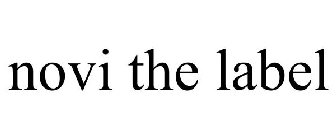 NOVI THE LABEL