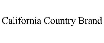 CALIFORNIA COUNTRY BRAND
