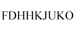 FDHHKJUKO