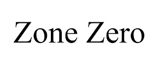 ZONE ZERO