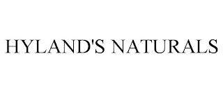 HYLAND'S NATURALS