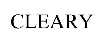 CLEARY