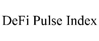 DEFI PULSE INDEX